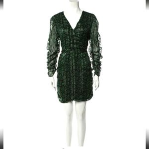 New! Designer WALTER BAKER Deena Dress, Forest Tulip Mini Dress sz S